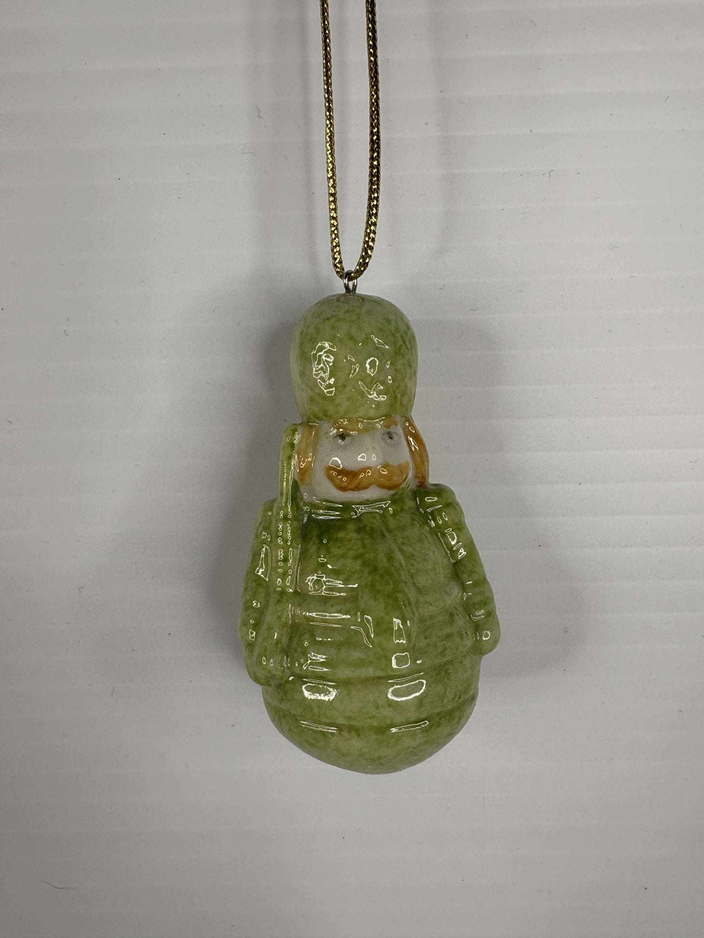 Porcelain Green Soldier Ornament
