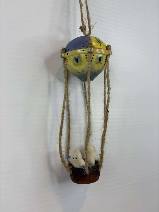 Hot Air Balloon with Snow Babies